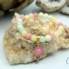 "Summer Candy" színezett jáde ásványkarkötő
